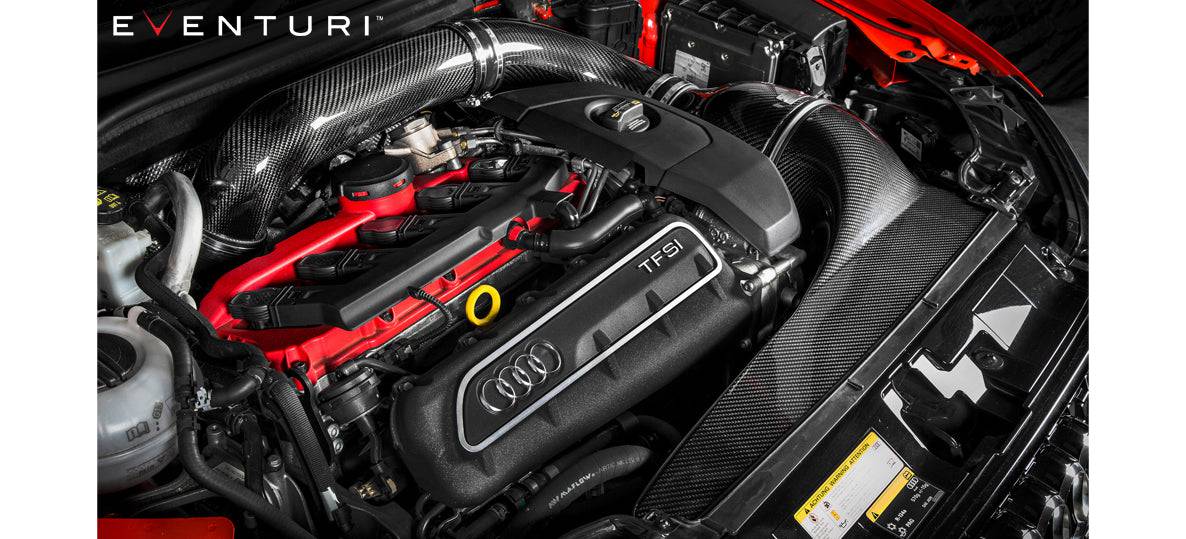 Audi RS3 8V Gen 1 Eventuri Carbon Fibre Intake Kit (2012 - 2020) - AUTOID - Air Intakes - Eventuri