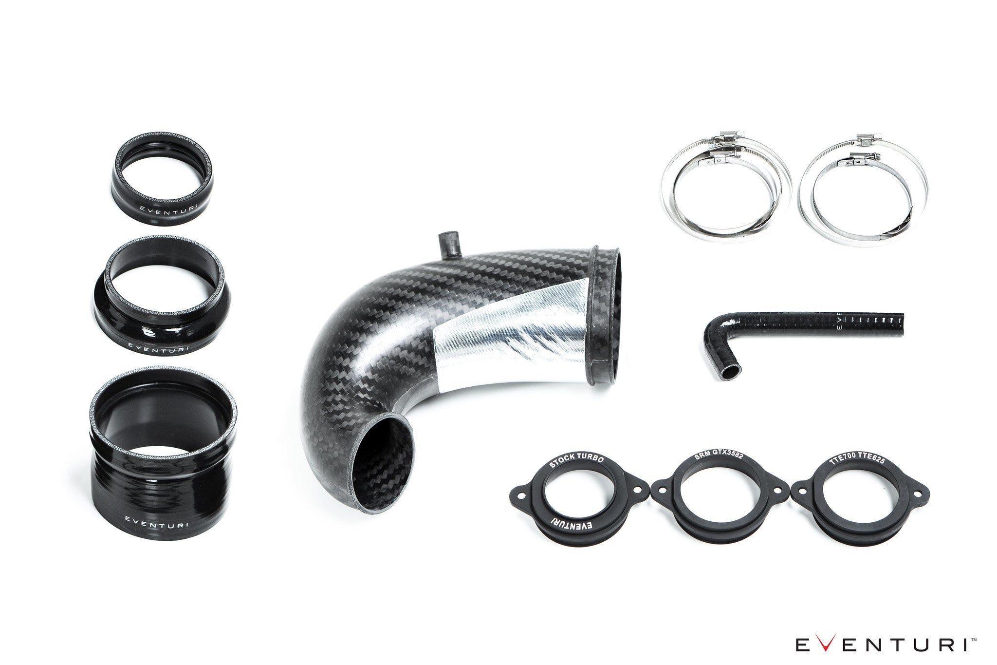 Audi RS3 8V/8Y Gen 2, TTRS 8S, RSQ3 & VZ5 Eventuri Carbon Fibre Turbo Inlet - No Flange (LHD, Non-USA) - AUTOID® - Air Intakes - Eventuri