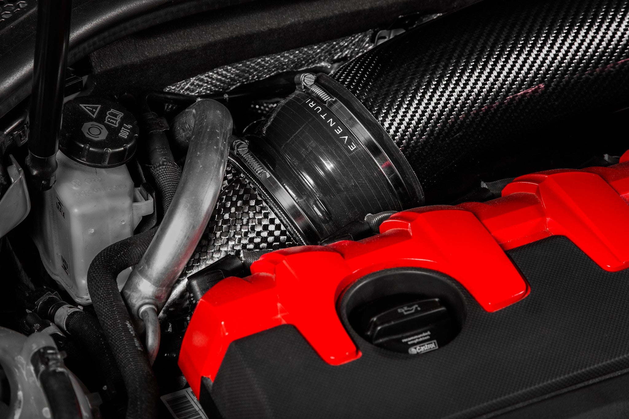 Audi RS3 8V/8Y Gen 2, TTRS 8S, RSQ3 & VZ5 Eventuri Carbon Fibre Turbo Inlet - No Flange (LHD, Non-USA) - AUTOID® - Air Intakes - Eventuri