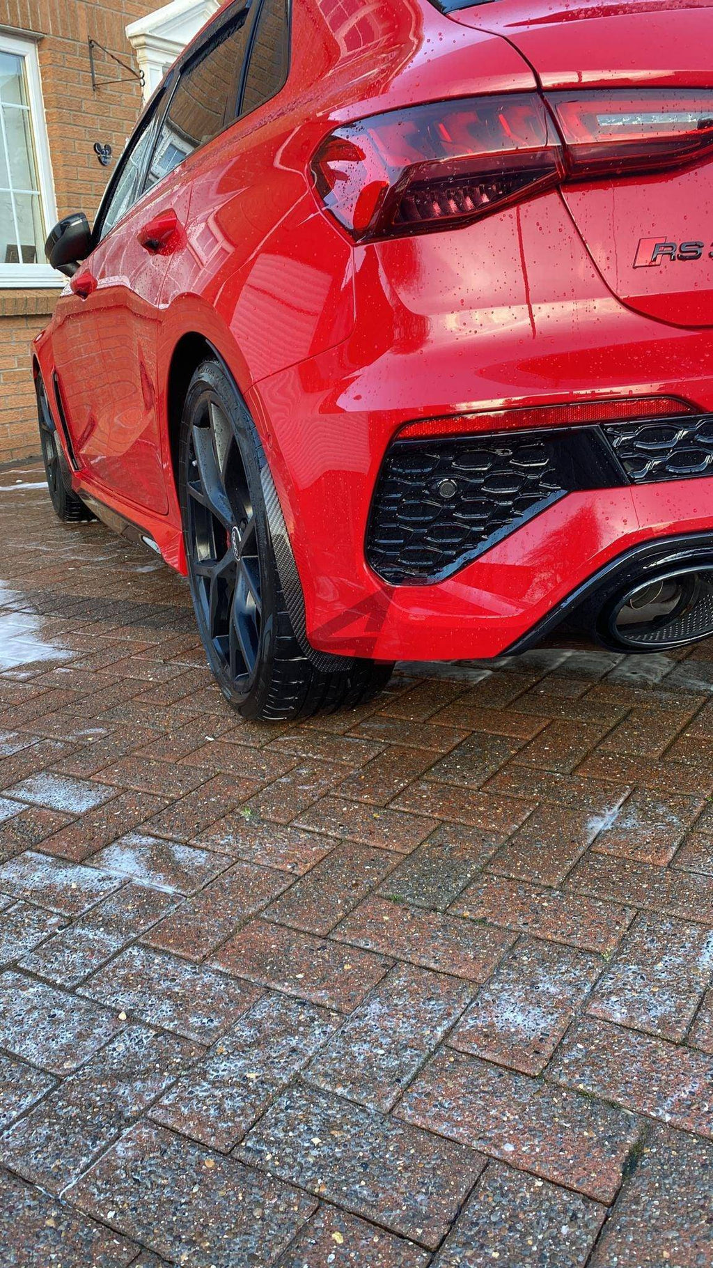 Audi RS3 8Y Carbon Fibre Arch Guard Set by AP (2020+) - AUTOID® - Arch Guards & Flaps - Automotive Passion