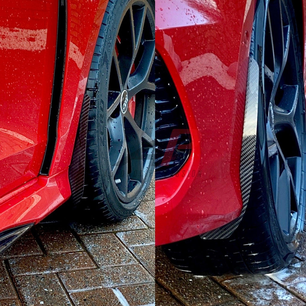 Audi RS3 8Y Carbon Fibre Arch Guard Set by AP (2020+) - AUTOID® - Arch Guards & Flaps - Automotive Passion