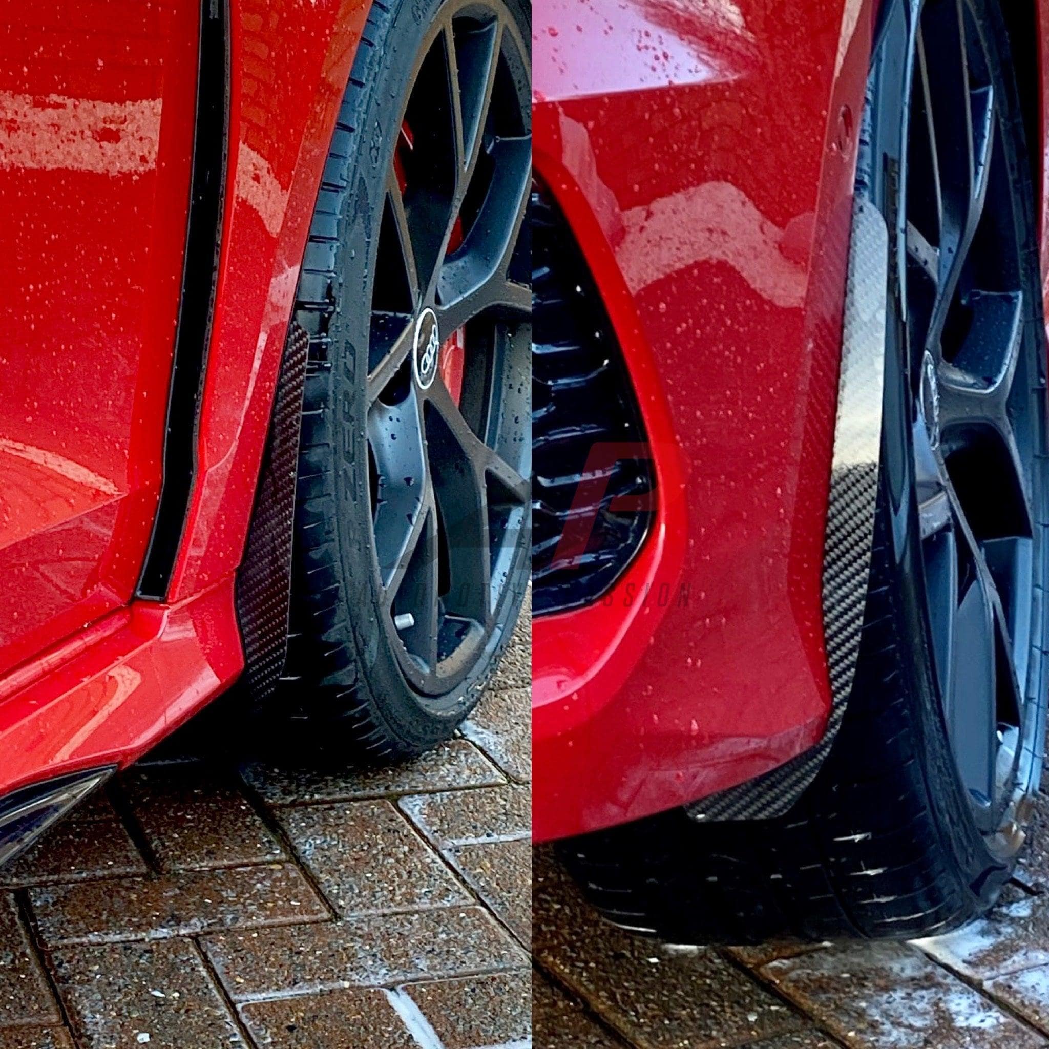 Audi RS3 8Y Carbon Fibre Arch Guard Set by AP (2020+) - AUTOID® - Arch Guards & Flaps - Automotive Passion