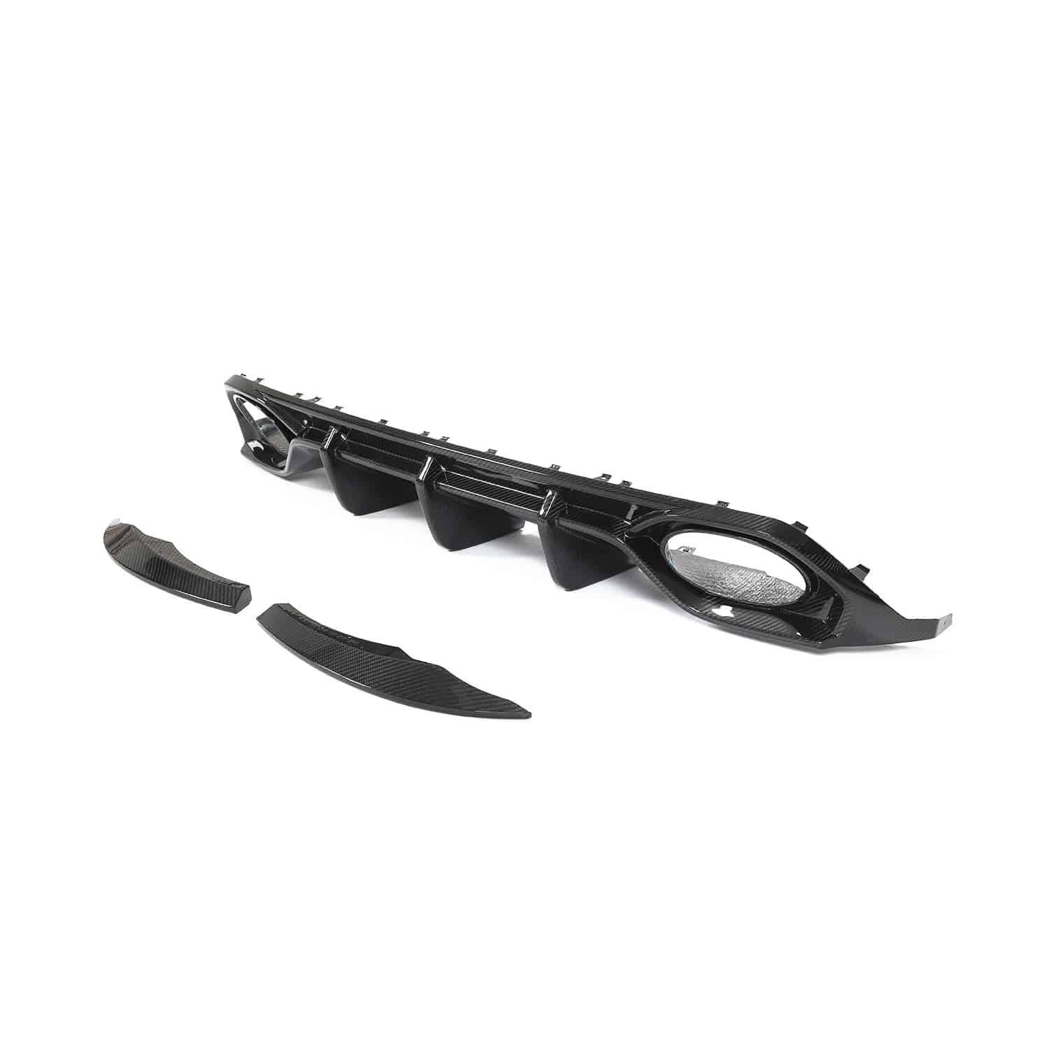 Audi RS3 8Y Hatchback Pre-Preg Carbon Fibre Rear Diffuser (2020-2024) - AUTOID® - Rear Diffusers - CT Design