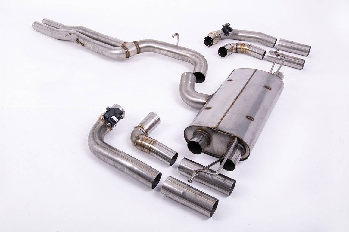 Audi RS3 8Y Particulate Filter-back Exhaust System by Milltek (2021+) - AUTOID® - Exhaust System - Milltek Sport