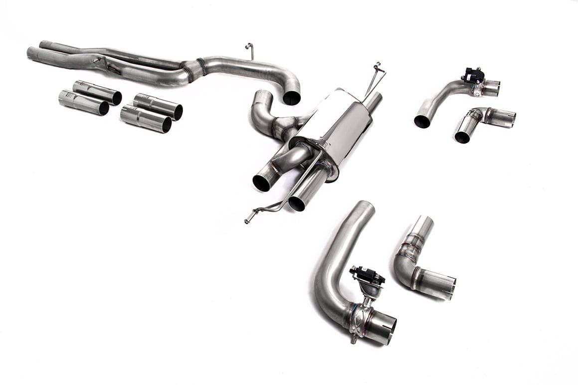 Audi RS3 8Y Particulate Filter-back Exhaust System by Milltek (2021+) - AUTOID® - Exhaust System - Milltek Sport