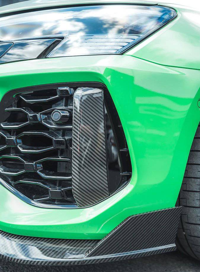 Audi RS3 8Y Pre-Preg Carbon Fibre Front Bumper Corner Inserts Trim (2020-2024) - AUTOID® - Bumper Inserts & Trim - CT Design