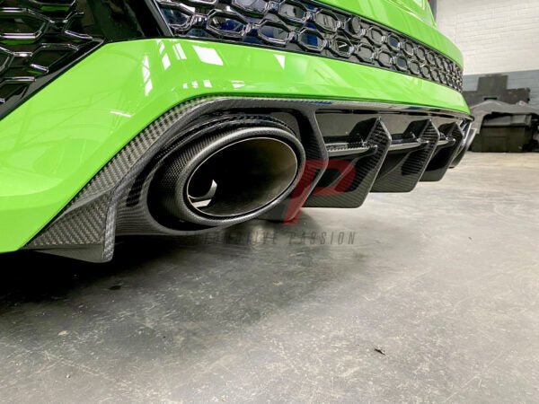 Audi RS3 8Y Pre - Preg Carbon Fibre Rear Diffuser by AP (2020+) - AUTOID - Rear Diffusers - Automotive Passion