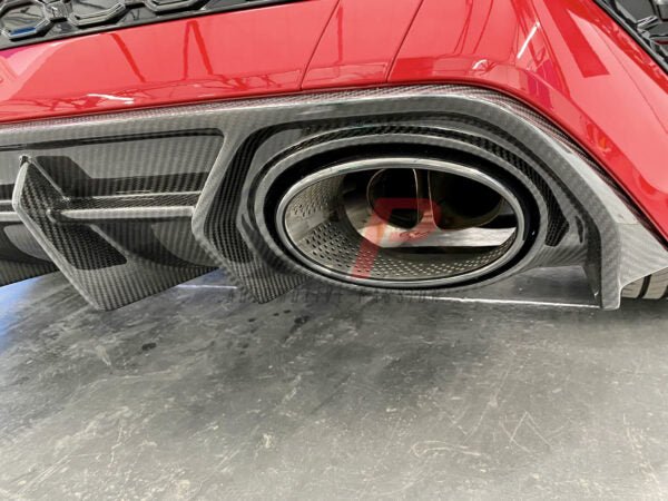 Audi RS3 8Y Pre - Preg Carbon Fibre Rear Diffuser by AP (2020+) - AUTOID - Rear Diffusers - Automotive Passion