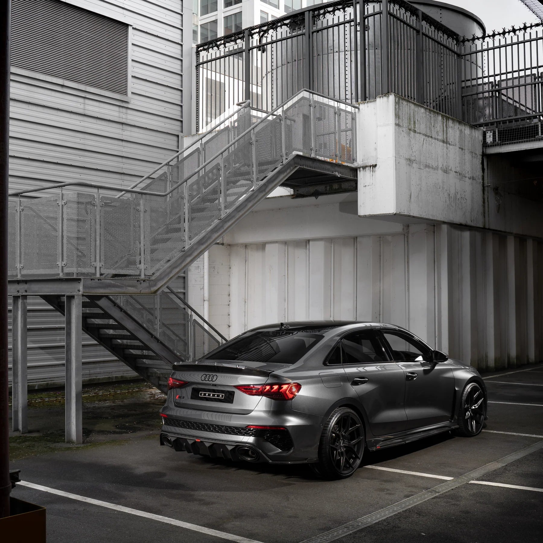 Audi RS3 8Y Saloon Carbon Fibre Full Body Kit by Urban (2020-2024) - AUTOID® - Styling Kit - Urban Automotive
