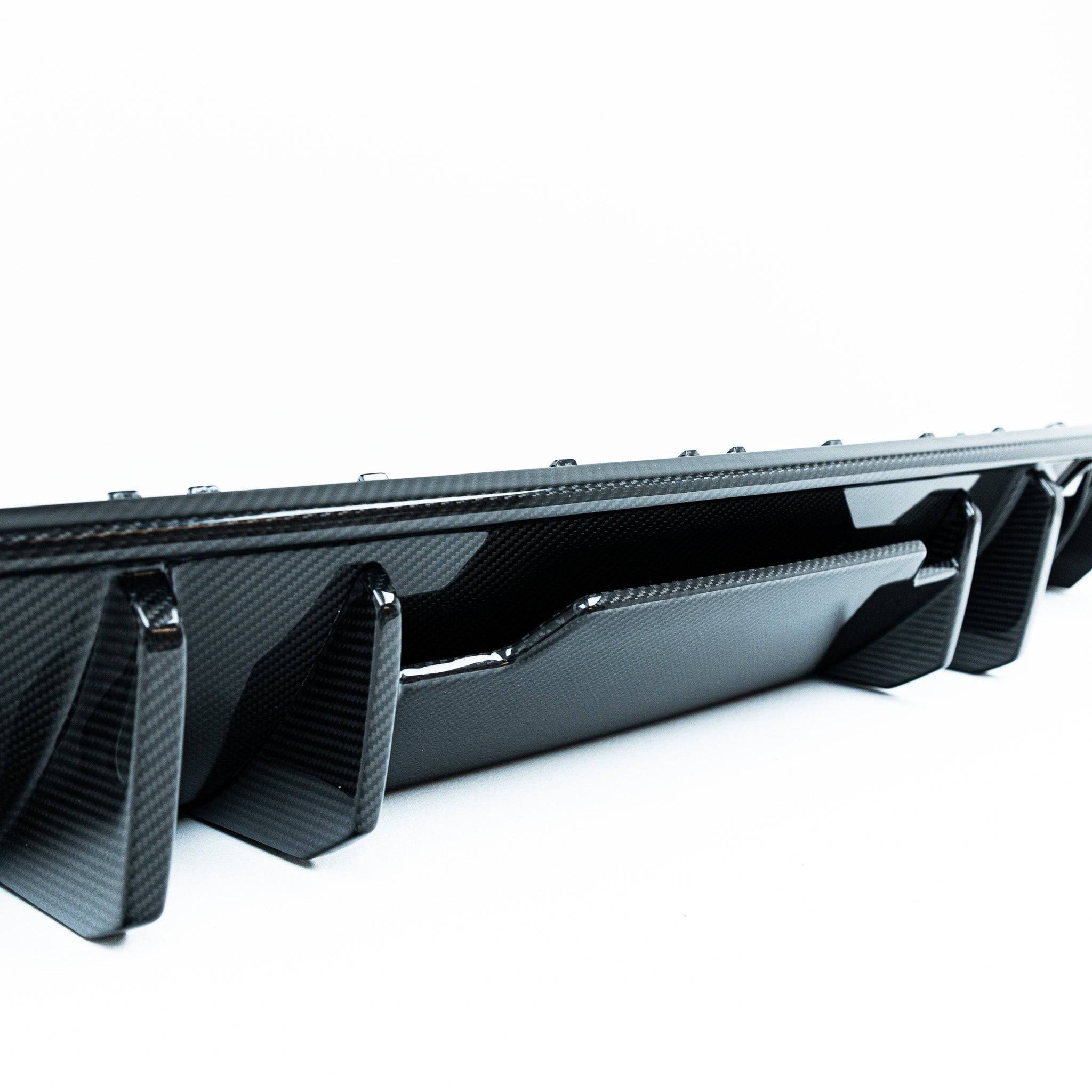 Audi RS3 Saloon 8Y Pre - Preg Carbon Fibre ID - 01 Rear Diffuser by TRE (2021+) - AUTOID - Rear Diffusers - TRE