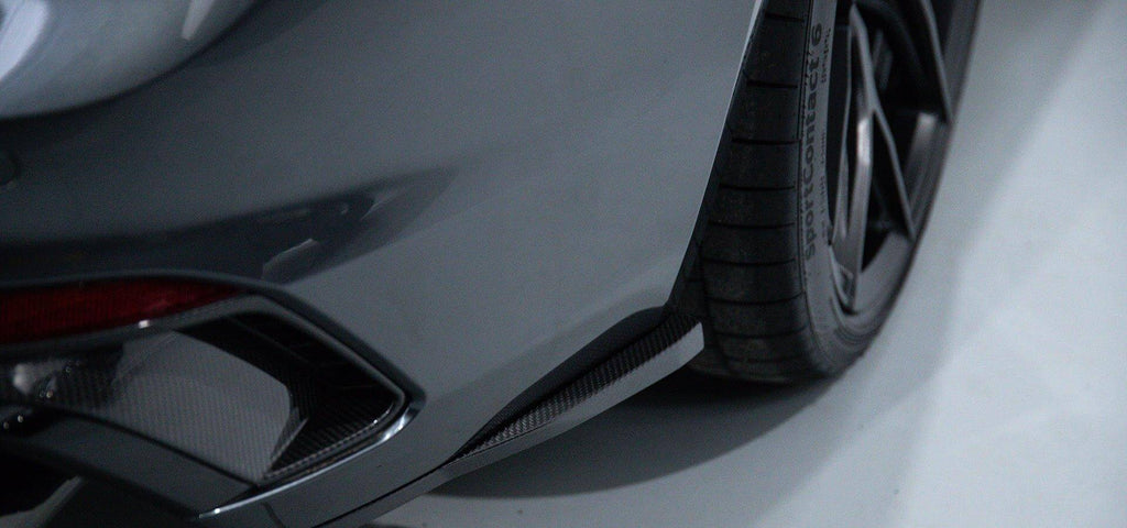 Audi RS4 B9.5 Carbon Fibre Rear Bumper Splitters by Urban (2021+) - AUTOID® - Rear Diffusers - Urban Automotive