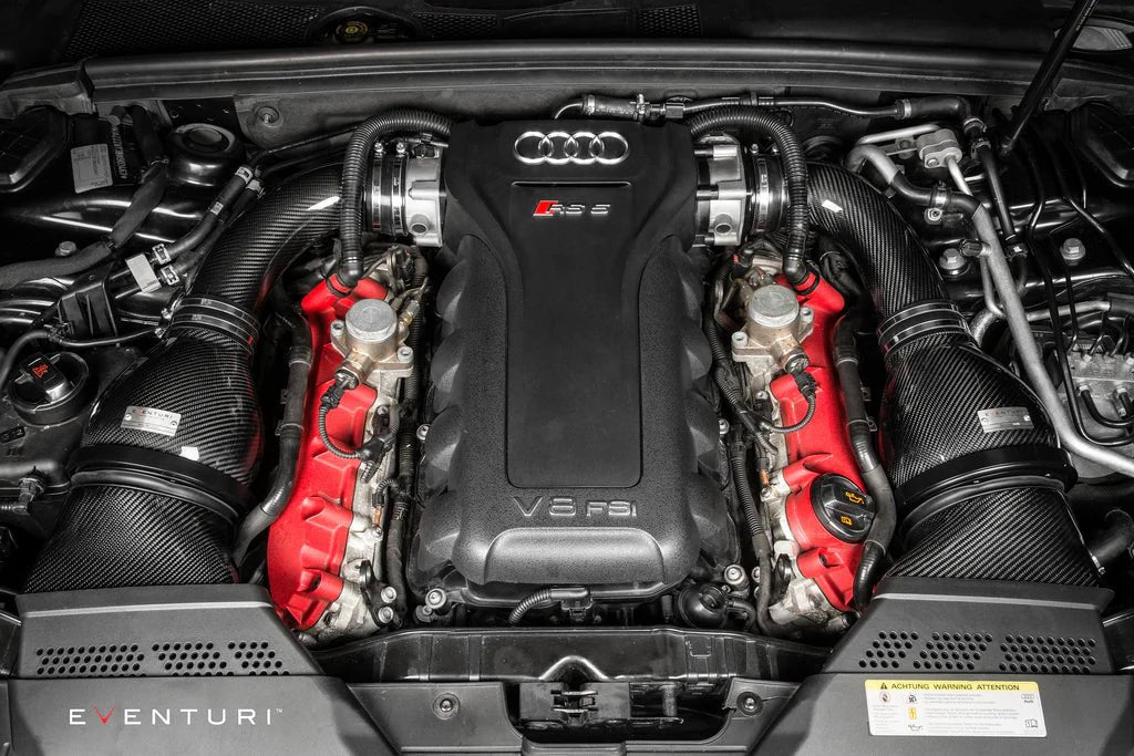 Audi RS4 & RS5 B8 Eventuri Carbon Fibre Intake System - AUTOID® - Air Intakes - Eventuri