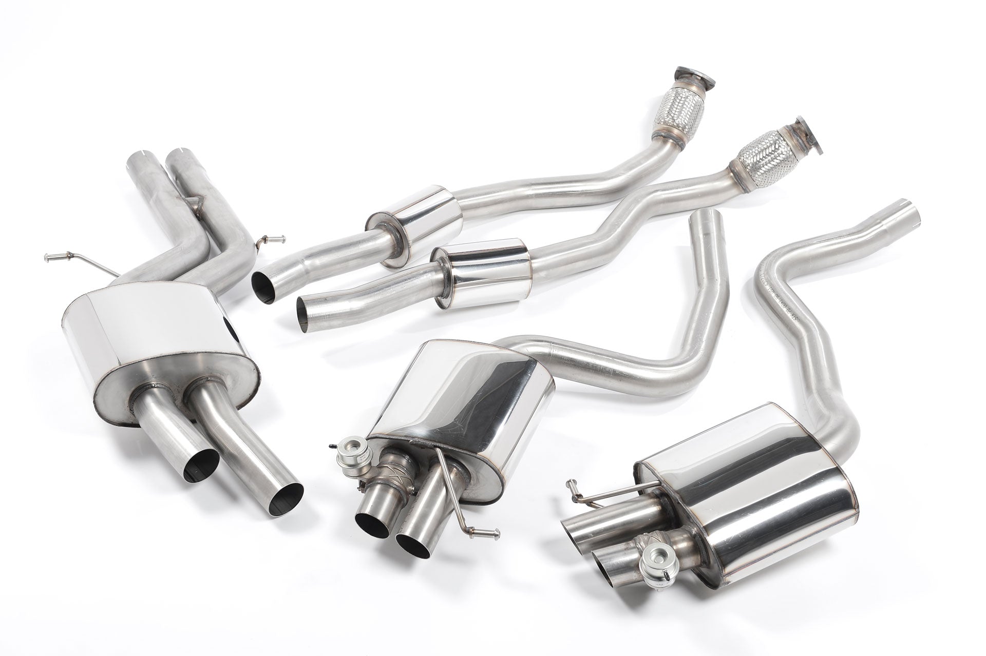 Audi RS5 B8.5 Cat - back Resonated Exhaust System by Milltek Sport (2010 - 2015) - AUTOID - Exhaust System - Milltek Sport