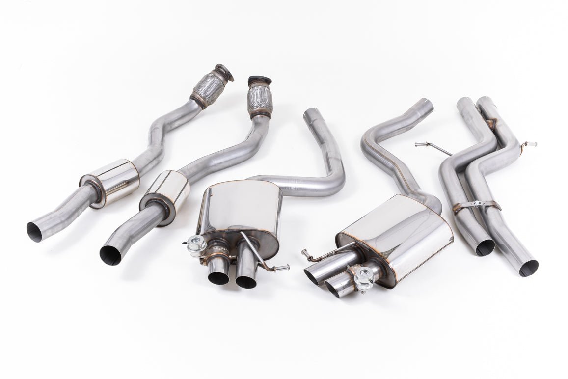 Audi RS5 B8.5 Cat - back Resonated Exhaust System by Milltek Sport (2010 - 2015) - AUTOID - Exhaust System - Milltek Sport