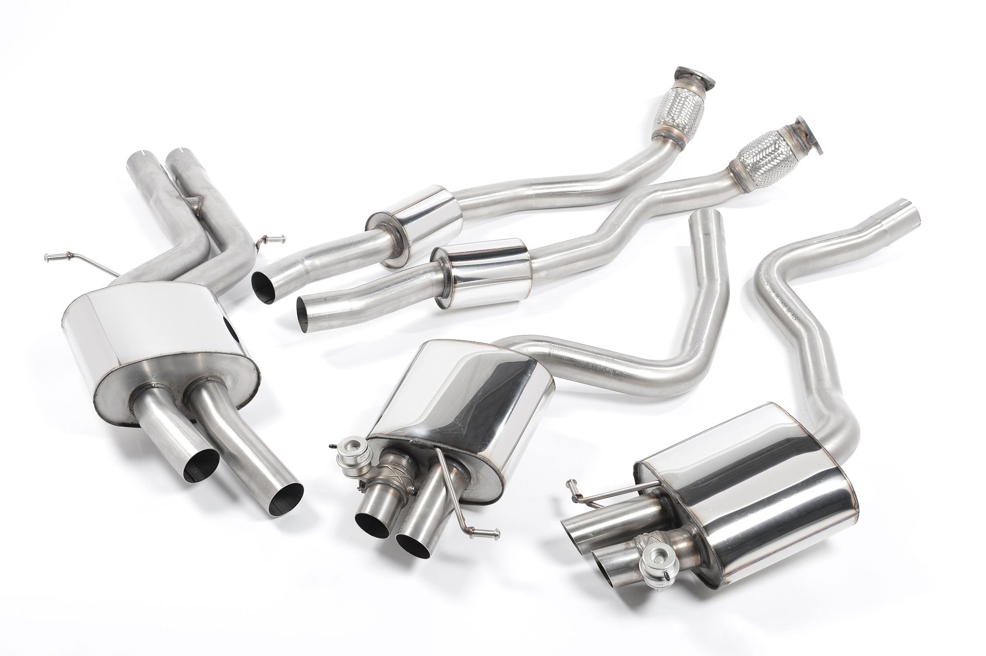 Audi RS5 B8.5 Cat-back Resonated Exhaust System by Milltek Sport (2010-2015) - AUTOID® - Exhaust System - Milltek Sport