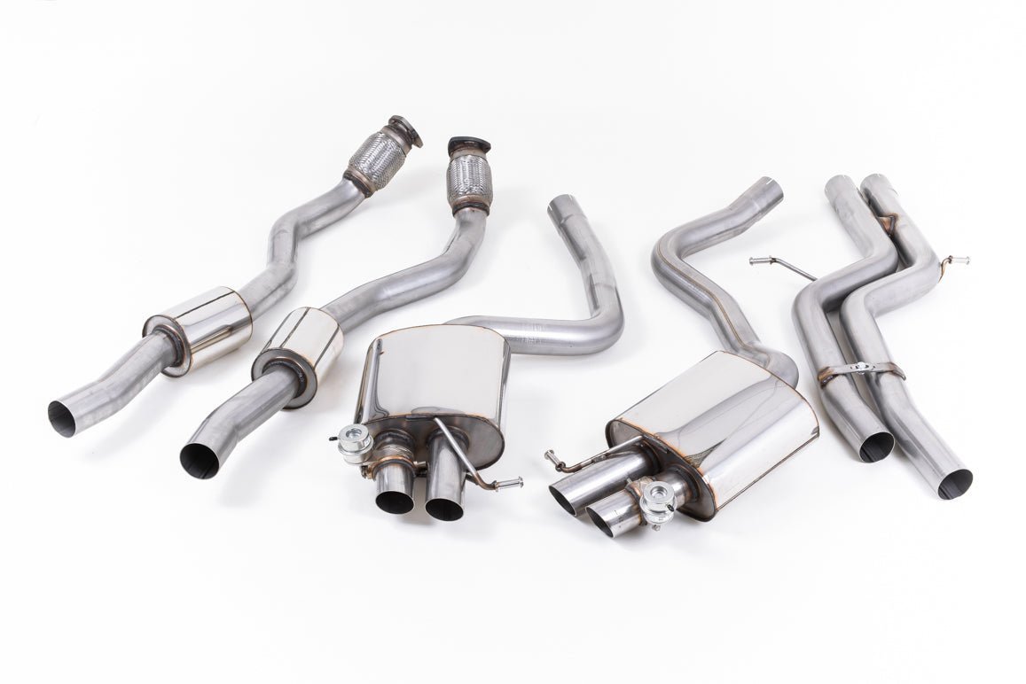 Audi RS5 B8.5 Cat-back Resonated Exhaust System by Milltek Sport (2010-2015) - AUTOID® - Exhaust System - Milltek Sport