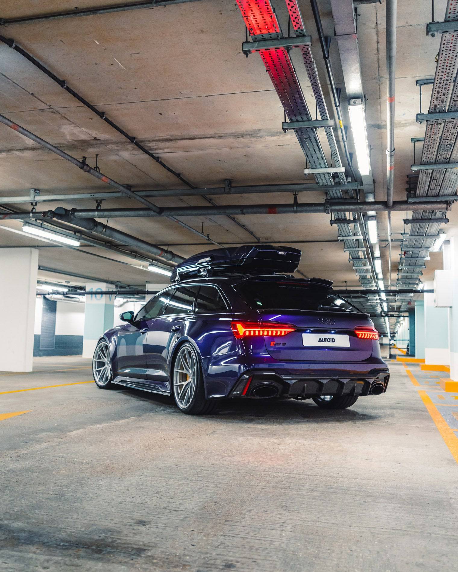Audi RS6 C8 Carbon Fibre Lower Rear Lip Spoiler by Urban (2019+) - AUTOID® - Rear Spoilers - Urban Automotive