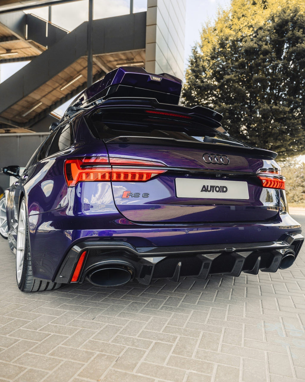 Audi RS6 C8 Carbon Fibre Upper Rear Lip Spoiler by Urban (2019+) - AUTOID® - Rear Spoilers - Urban Automotive