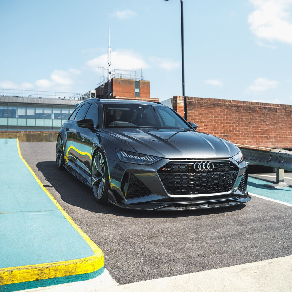 Audi RS6 C8 Pre-Preg Carbon Fibre Full Body Kit (2019+) - AUTOID® - Rear Diffusers - CT Design