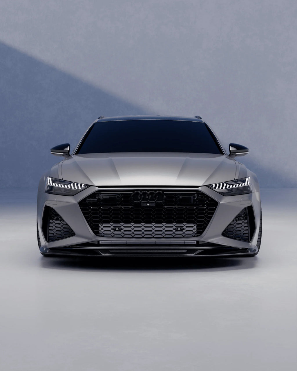 Audi RS6 & RS7 C8 FI-1 Pre-preg Carbon Fibre Front Splitter by FORM (2020+)