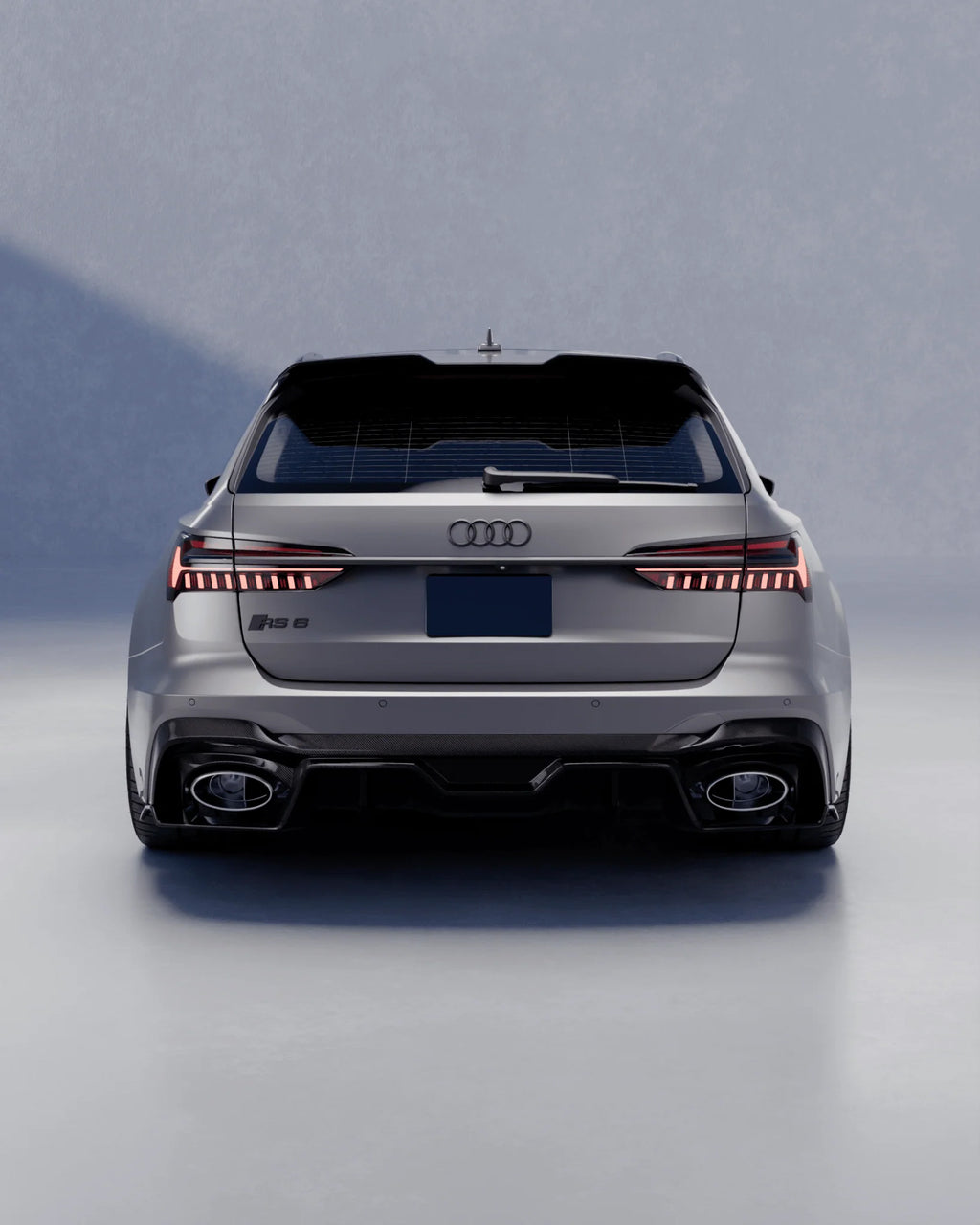 Audi RS6 C8 FI-1 Pre-preg Carbon Fibre Rear Spoiler by FORM (2020+)