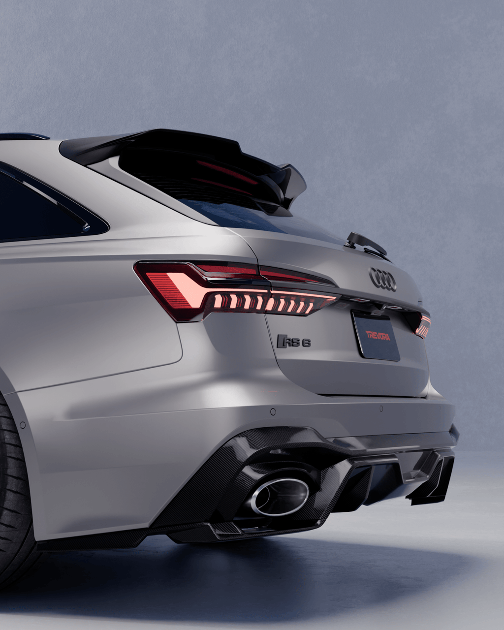 Audi RS6 C8 Pre-Preg Carbon Fibre PR-1 Full Body Kit by TREVORA (2019+) - AUTOID® - Styling Kit - TREVORA