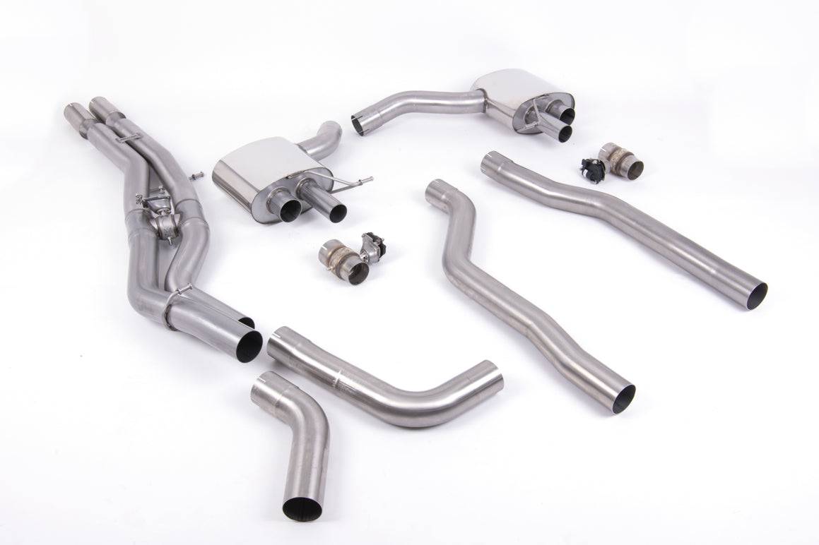 Audi RS6 C8 & RS7 C8 Particulate Filter-back Exhaust System by Milltek (2020+) - AUTOID® - Exhaust System - Milltek Sport