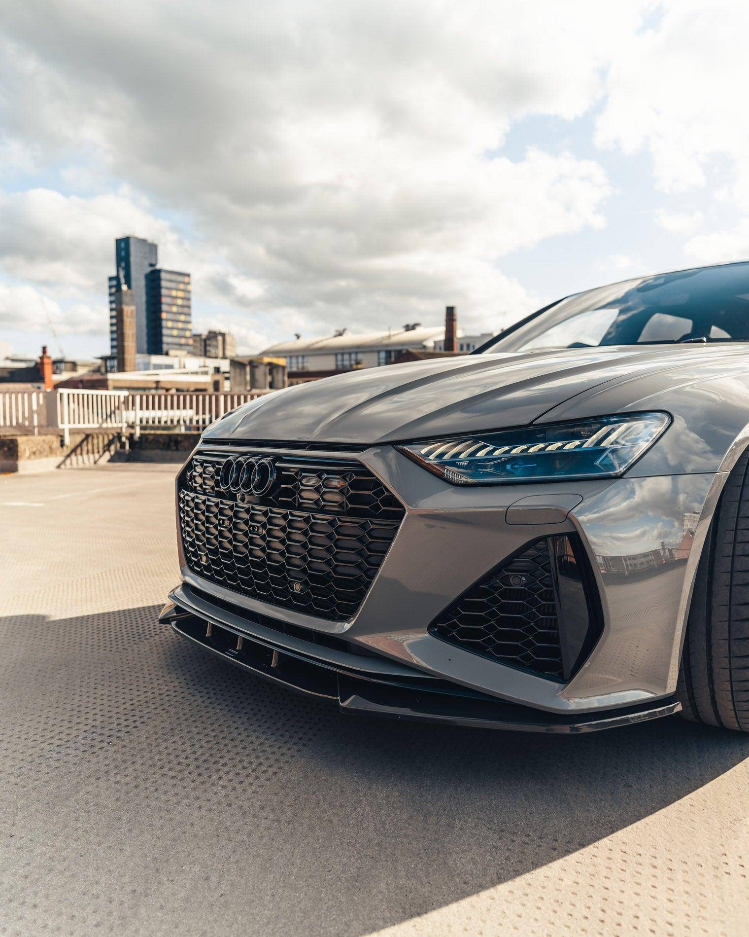 Audi RS6 C8 & RS7 Carbon Fibre Front Bumper Splitter by Urban (2019+), Front Lips & Splitters, Urban Automotive - AUTOID | Premium Automotive Accessories