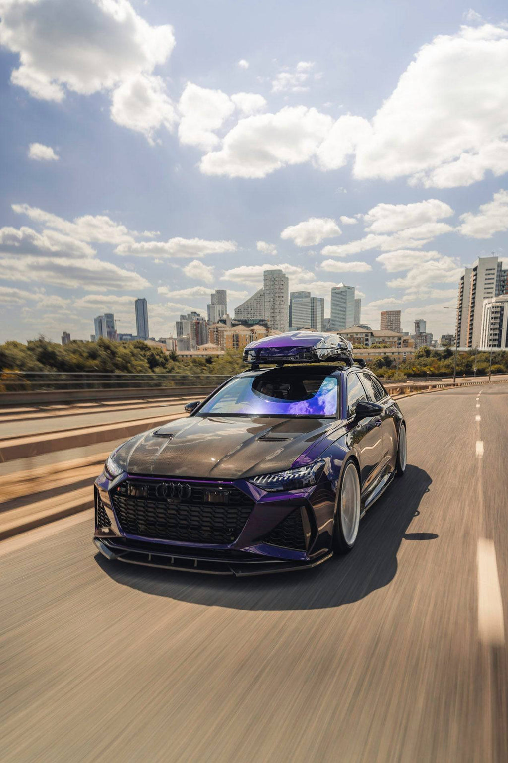 Audi RS6 C8 & RS7 Carbon Fibre Front Bumper Splitter by Urban (2019+) - AUTOID® - Front Lips & Splitters - Urban Automotive