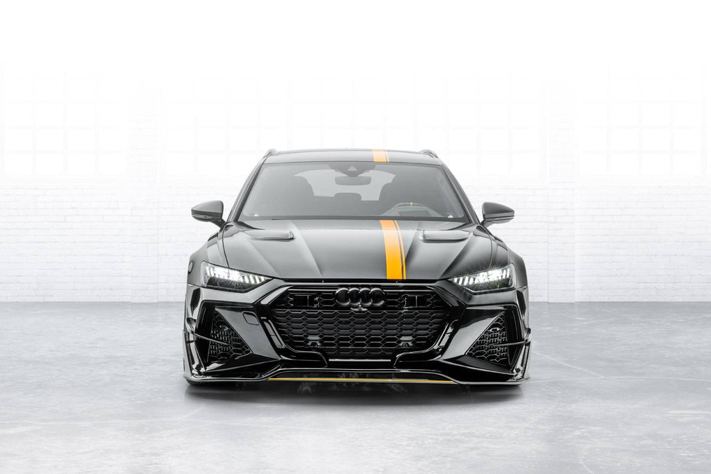 Audi RS6 Carbon Fibre Front Hood by Mansory (2018+, C8) - AUTOID® - Front Hood - Mansory