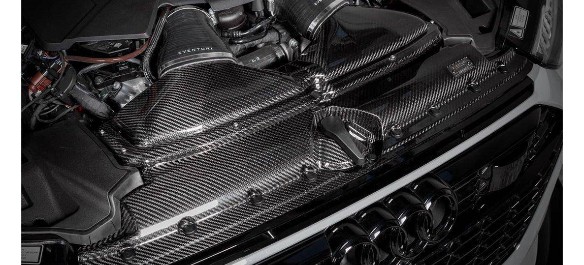 Audi RS6 & RS7 C8 Eventuri Carbon Fibre Intake Kit (2019+, C8) - AUTOID® - Air Intakes - Eventuri