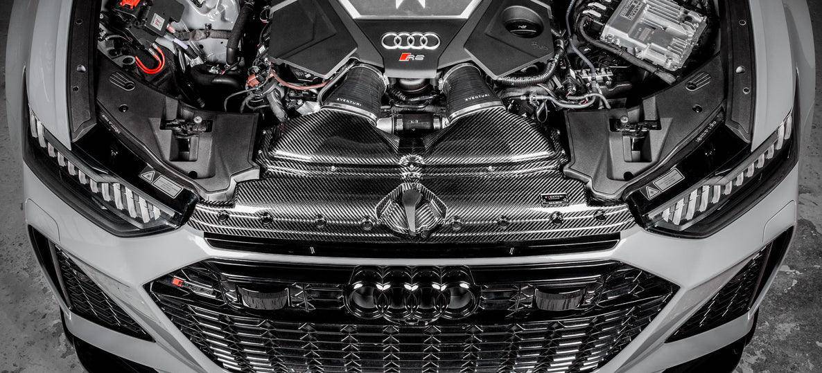 Audi RS6 & RS7 C8 Eventuri Carbon Fibre Intake Kit (2019+, C8) - AUTOID® - Air Intakes - Eventuri