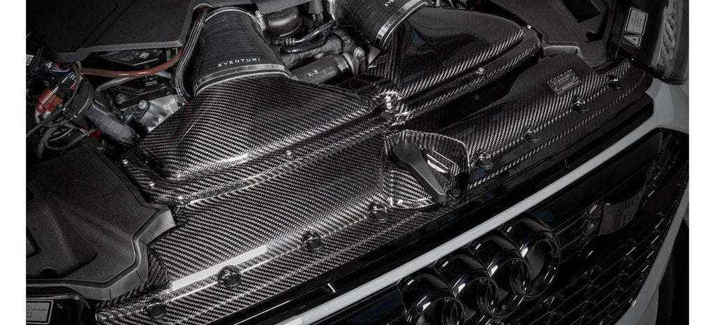 Audi RS6 & RS7 C8 Eventuri Carbon Fibre Intake Kit (2019+, C8) - AUTOID® - Air Intakes - Eventuri