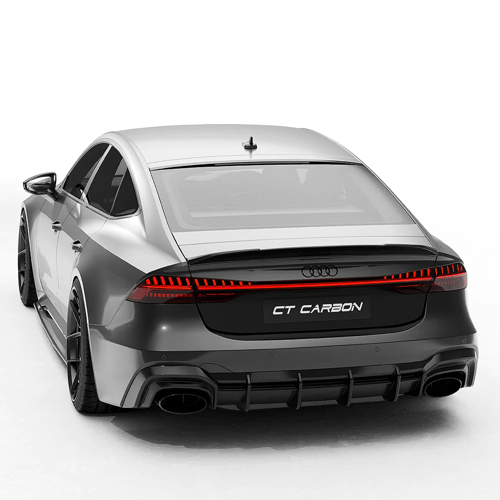 Audi RS7 C8 Pre - Preg Carbon Fibre Rear Spoiler (2019+) - AUTOID - Rear Spoilers - CT Design