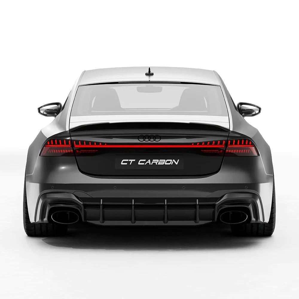 Audi RS7 C8 Pre - Preg Carbon Fibre Rear Spoiler (2019+) - AUTOID - Rear Spoilers - CT Design