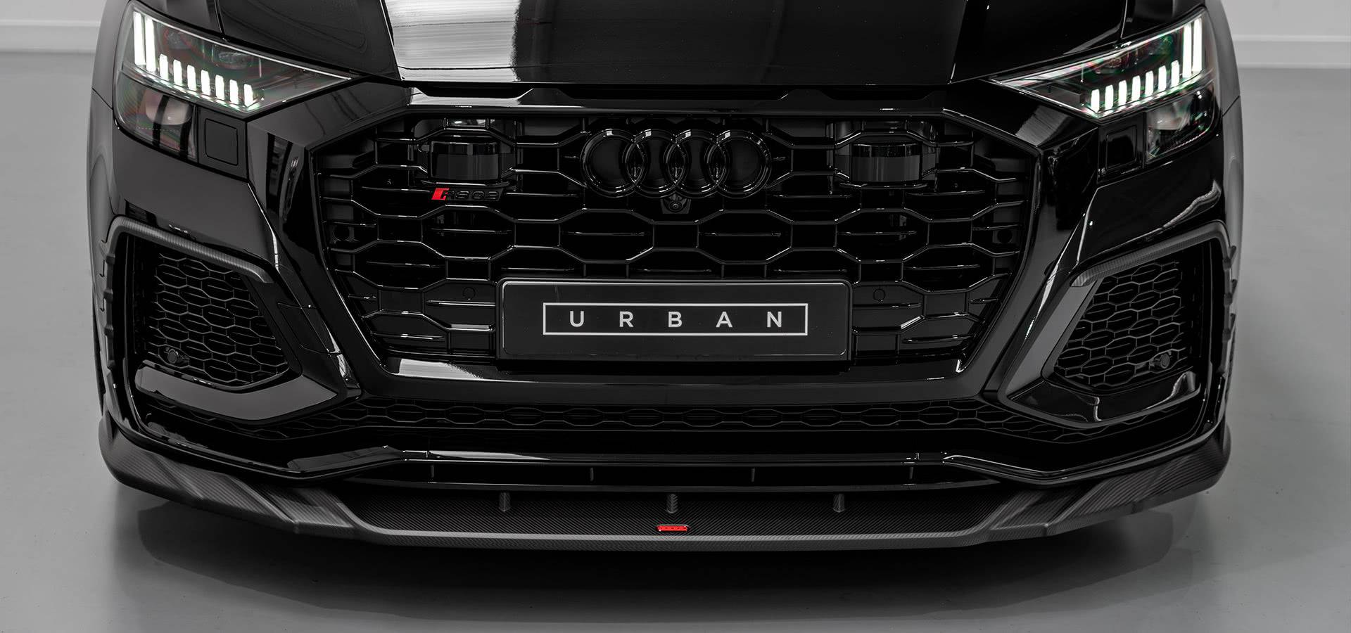 Audi RSQ8 4M Carbon Fibre Front Bumper Splitter by Urban (2019+) - AUTOID - Front Lips & Splitters - Urban Automotive