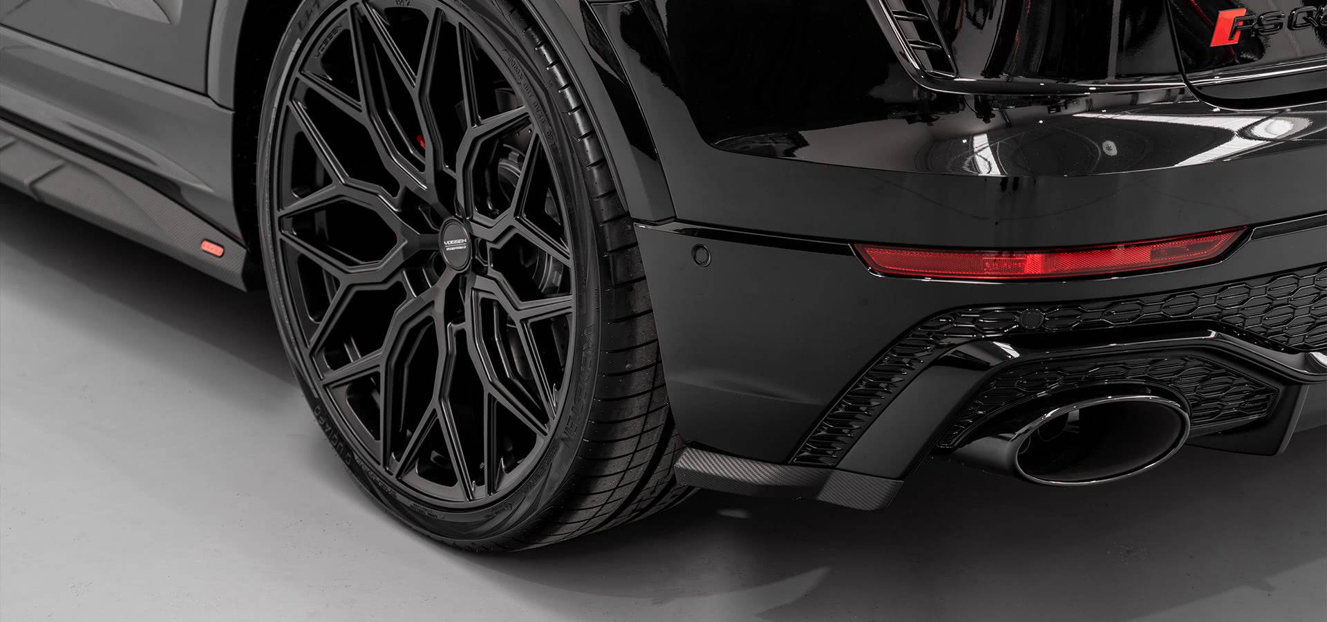 Audi RSQ8 4M Carbon Fibre Rear Bumper Splitters by Urban (2019+) - AUTOID - Rear Diffusers - Urban Automotive