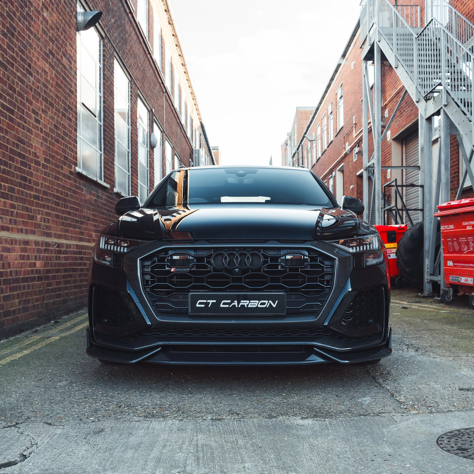 Audi RSQ8 4M Pre - Preg Carbon Fibre Front Splitter (2019+) - AUTOID - Front Lips & Splitters - CT Design