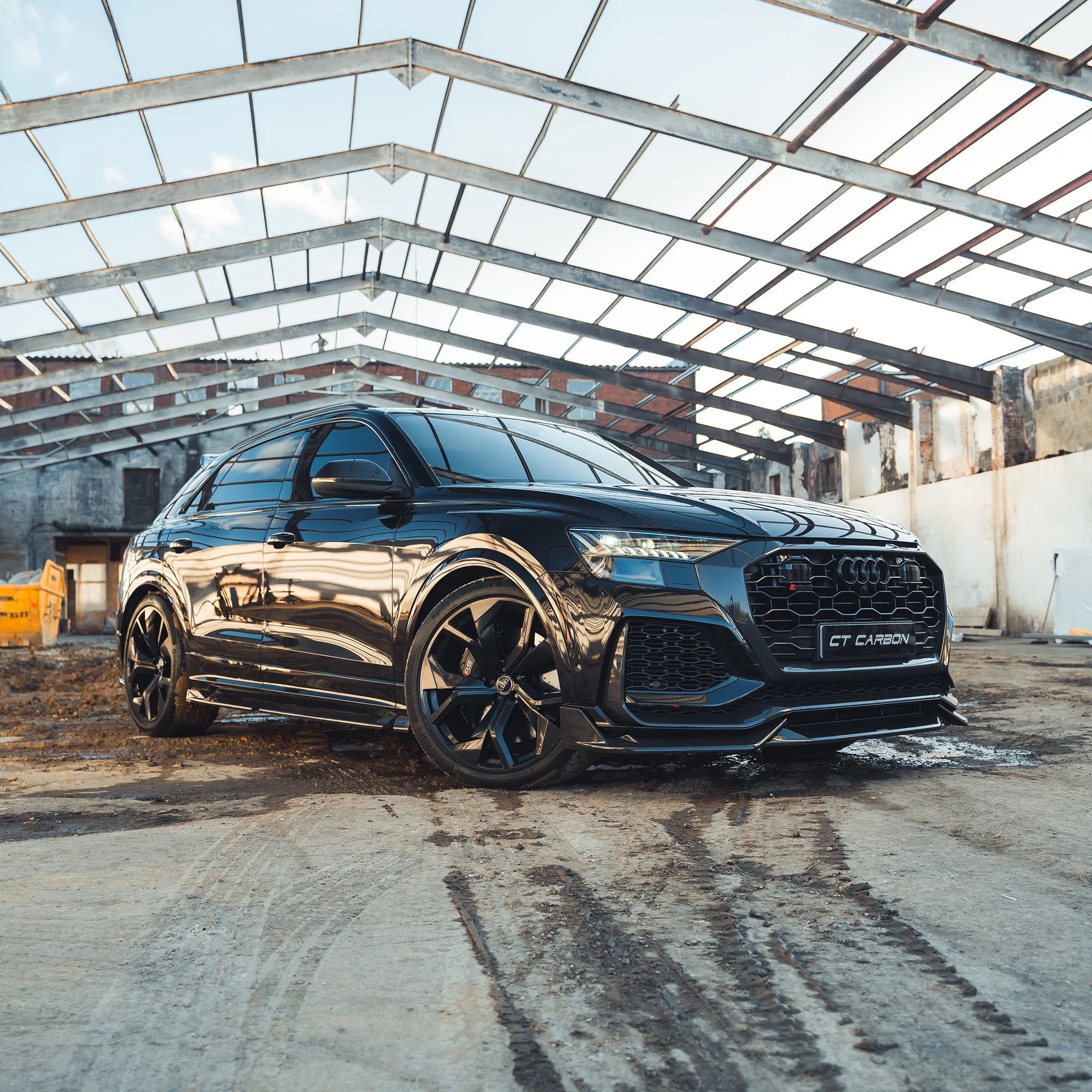 Audi RSQ8 4M Pre - Preg Carbon Fibre Front Splitter (2019+) - AUTOID - Front Lips & Splitters - CT Design