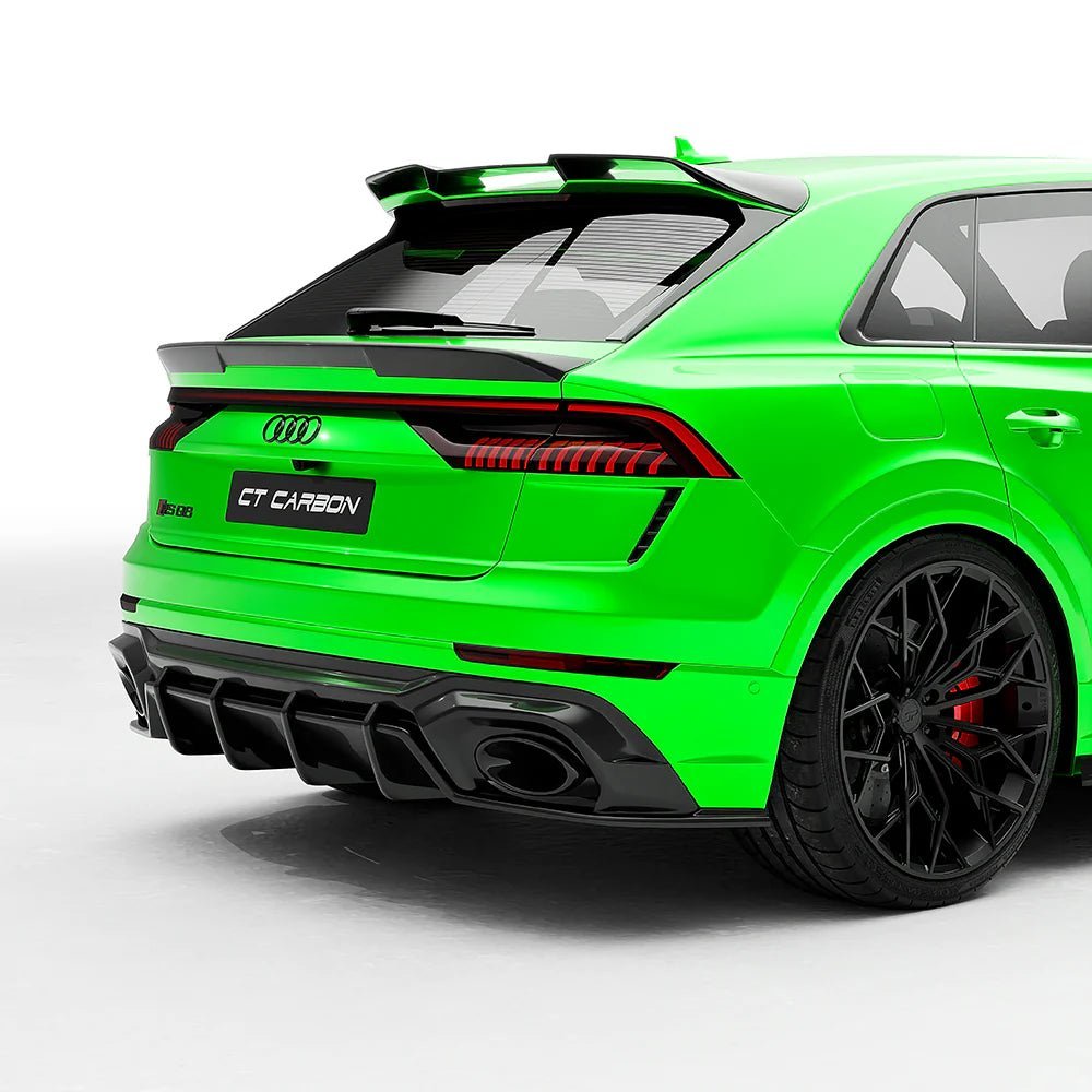 Audi RSQ8 4M Pre-Preg Carbon Fibre Rear Boot Spoiler (2019-2024) - AUTOID® - Rear Spoilers - CT Design