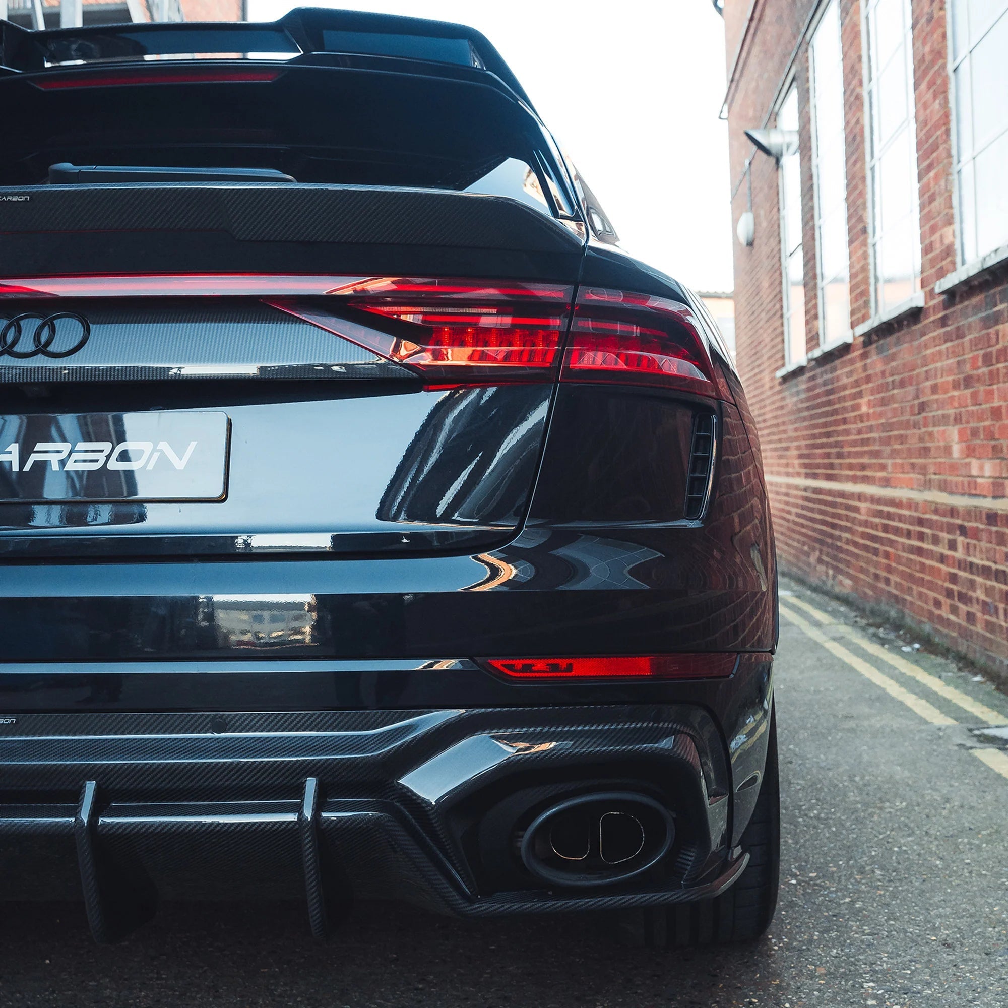 Audi RSQ8 4M Pre-Preg Carbon Fibre Rear Diffuser (2019-2024) - AUTOID® - Rear Diffusers - CT Design