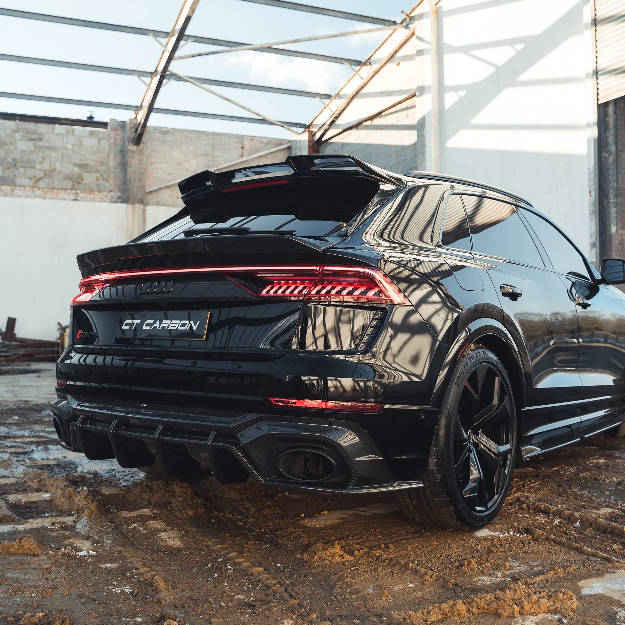 Audi RSQ8 4M Pre - Preg Carbon Fibre Rear Diffuser (2019+) - AUTOID - Rear Diffusers - CT Design