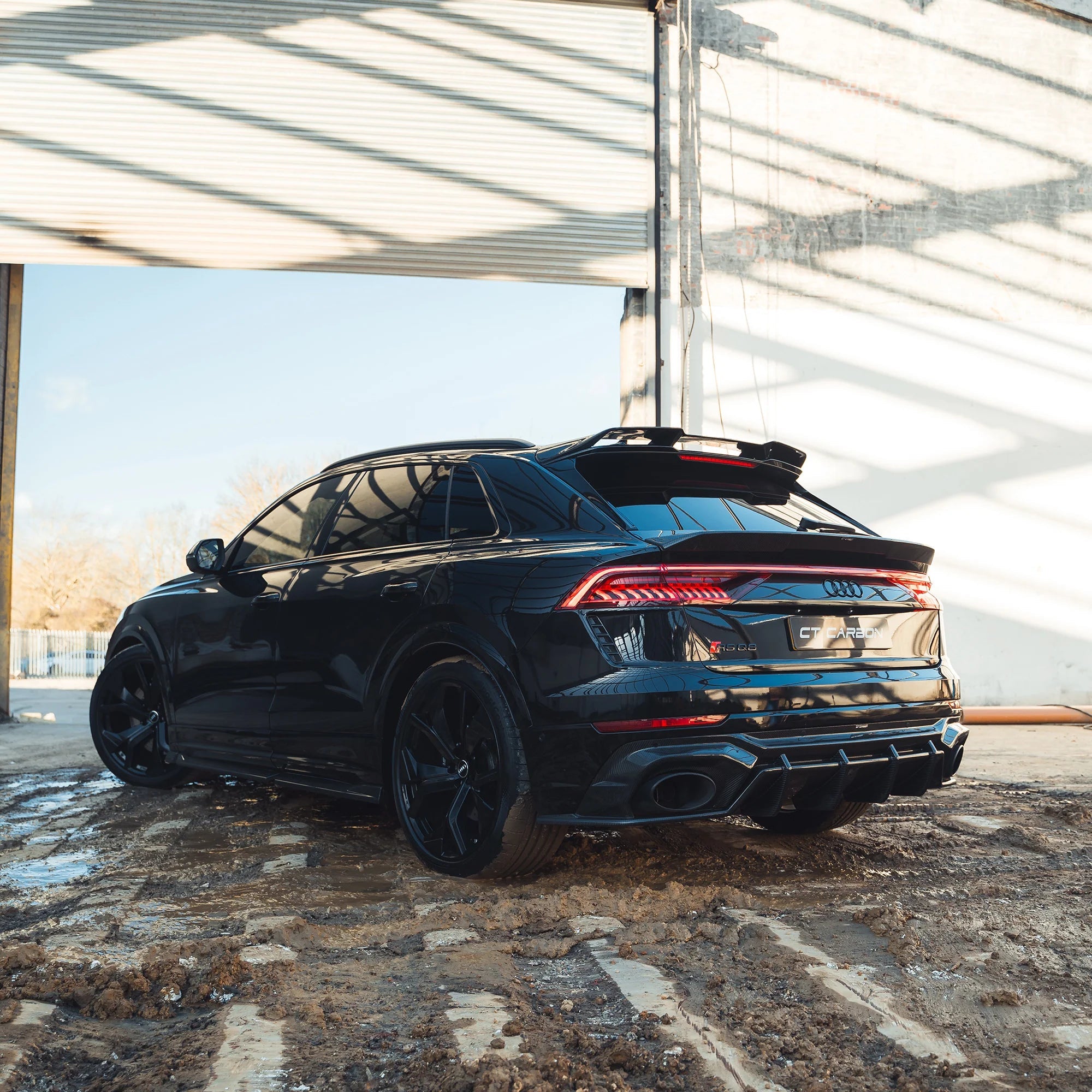 Audi RSQ8 4M Pre - Preg Carbon Fibre Rear Diffuser (2019+) - AUTOID - Rear Diffusers - CT Design