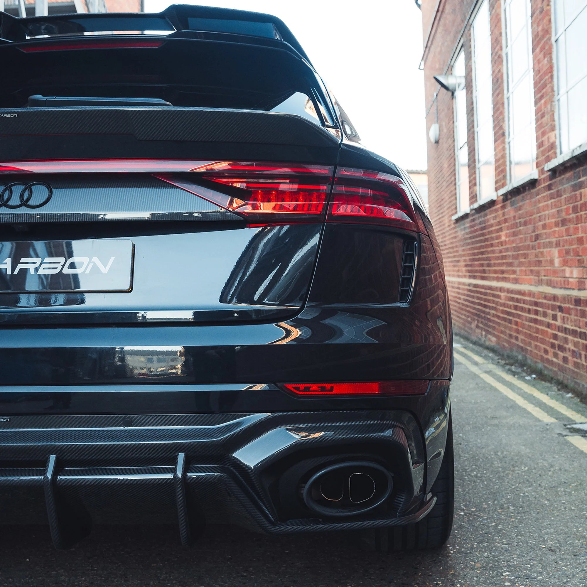 Audi RSQ8 4M Pre - Preg Carbon Fibre Rear Diffuser (2019+) - AUTOID - Rear Diffusers - CT Design