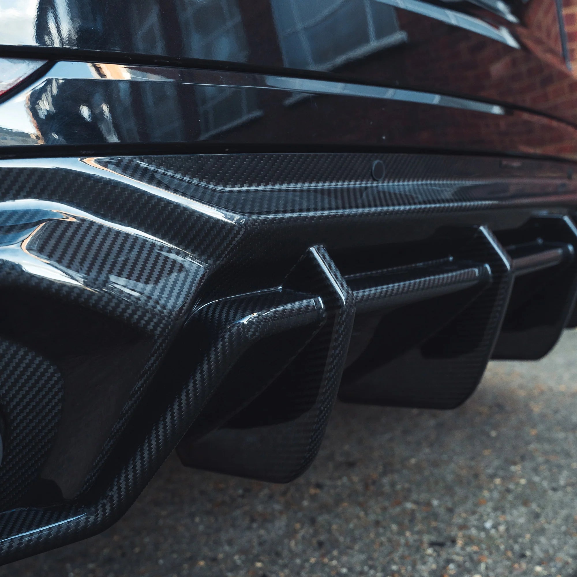 Audi RSQ8 4M Pre - Preg Carbon Fibre Rear Diffuser (2019+) - AUTOID - Rear Diffusers - CT Design