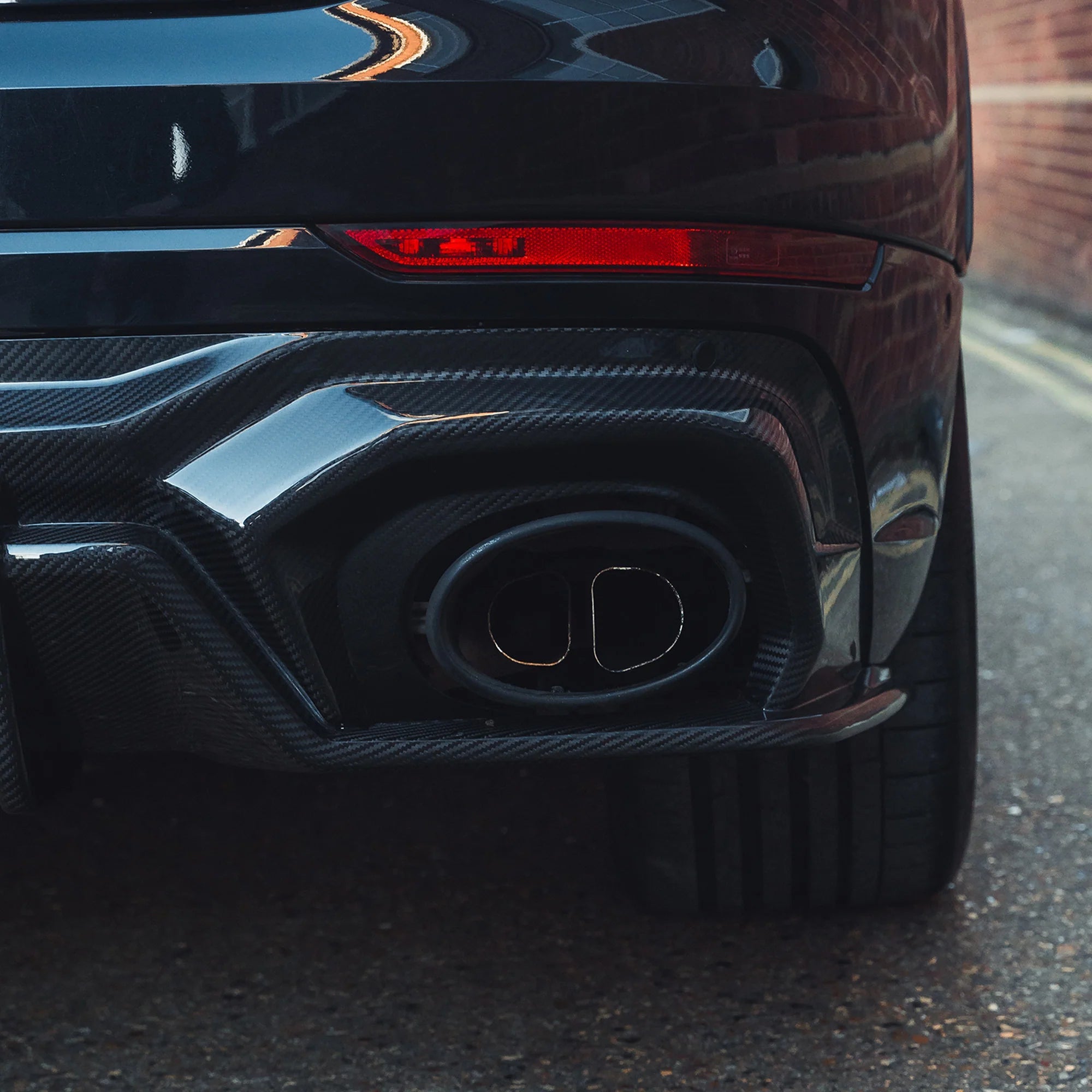 Audi RSQ8 4M Pre - Preg Carbon Fibre Rear Diffuser (2019+) - AUTOID - Rear Diffusers - CT Design