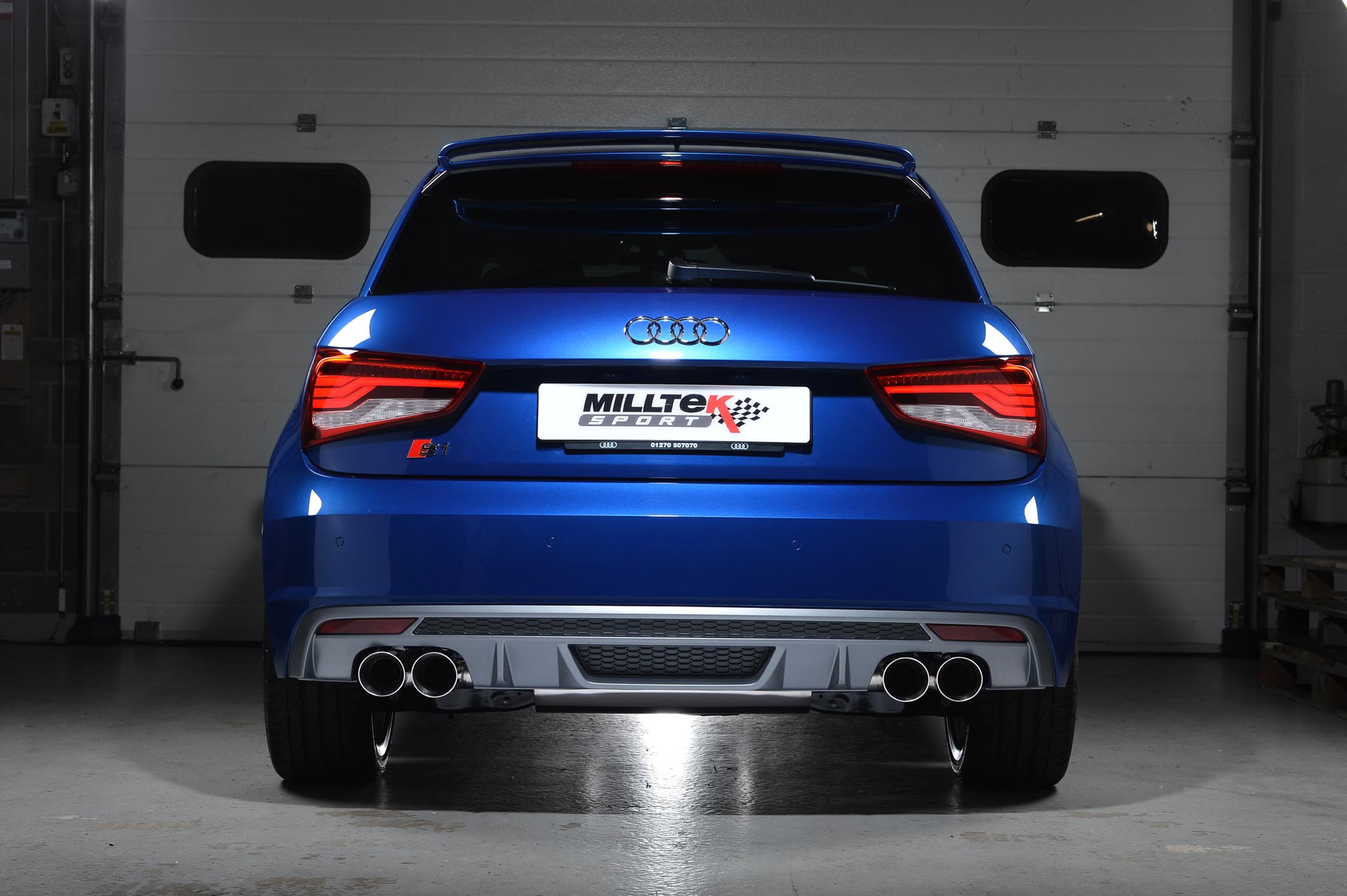 Audi S1 Cat - Back Exhaust System by Milltek Sport (2014 - 2018) - AUTOID - Exhaust System - Milltek Sport