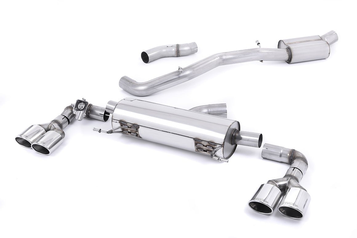 Audi S1 Cat - Back Exhaust System by Milltek Sport (2014 - 2018) - AUTOID - Exhaust System - Milltek Sport