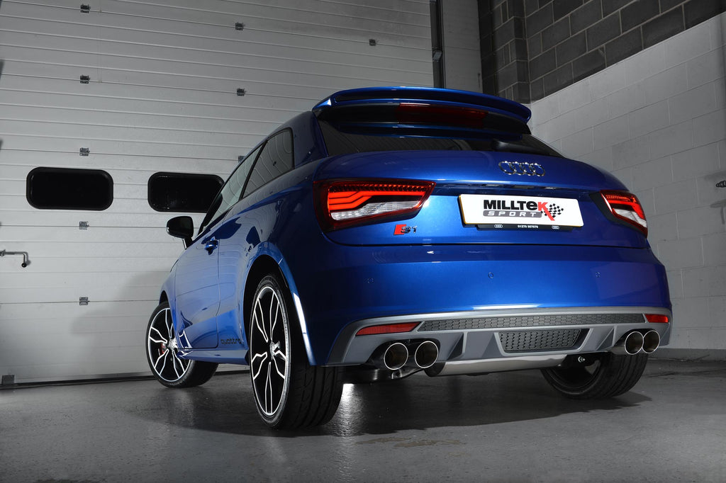Audi S1 Cat-Back Exhaust System by Milltek Sport (2014-2018) - AUTOID® - Exhaust System - Milltek Sport