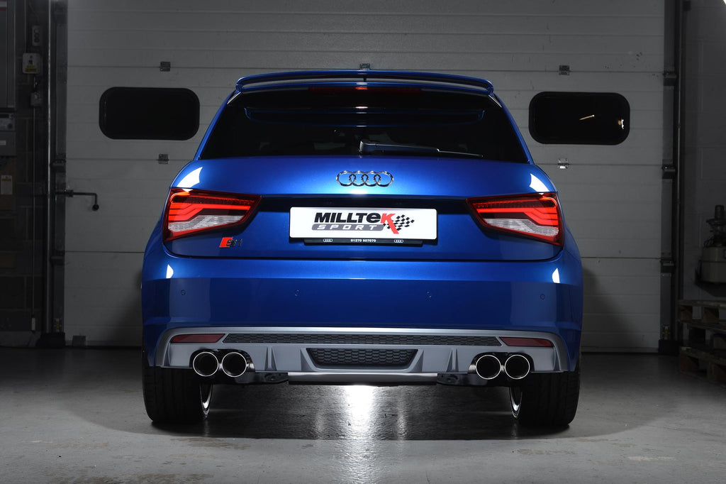 Audi S1 Cat-Back Exhaust System by Milltek Sport (2014-2018) - AUTOID® - Exhaust System - Milltek Sport